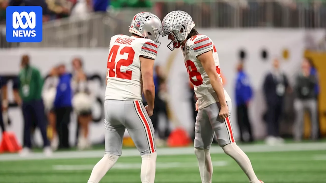 Joe McGuire, son of AFL personality Eddie, claims college football national championship with Ohio State