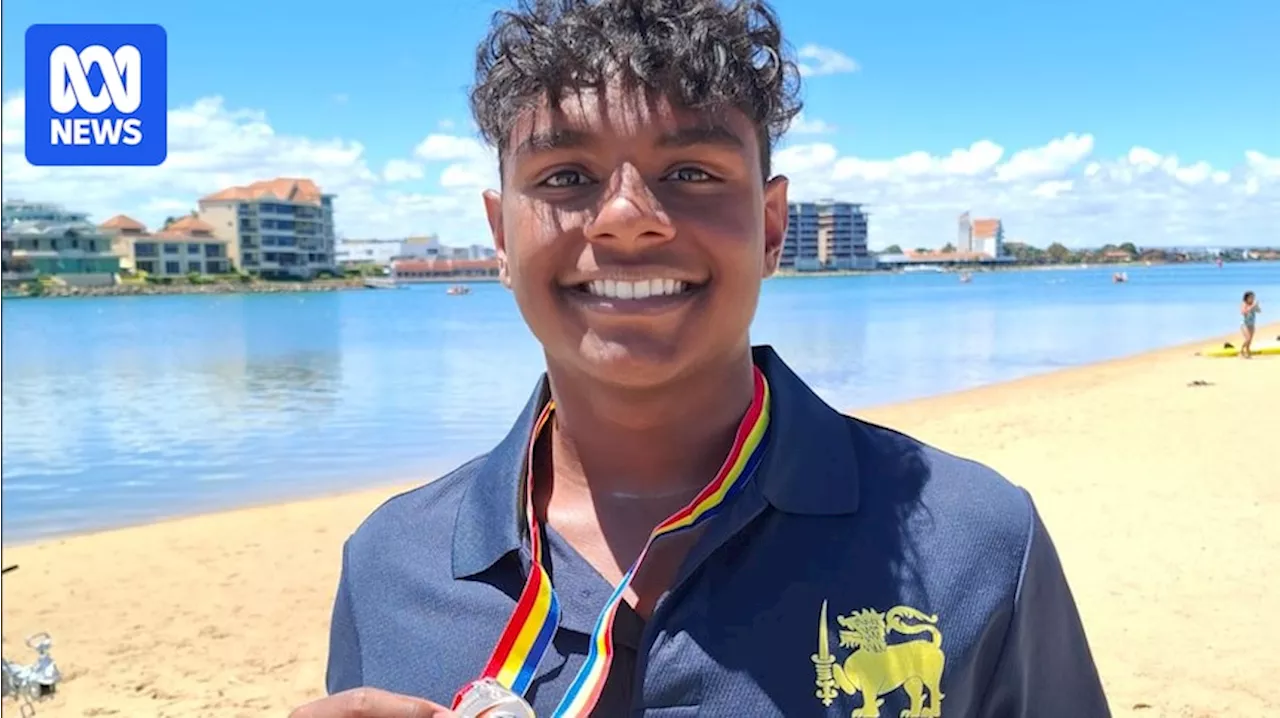 South Asian Swimmer Tharusha Perera Makes Waves at Australian Open Water Championships