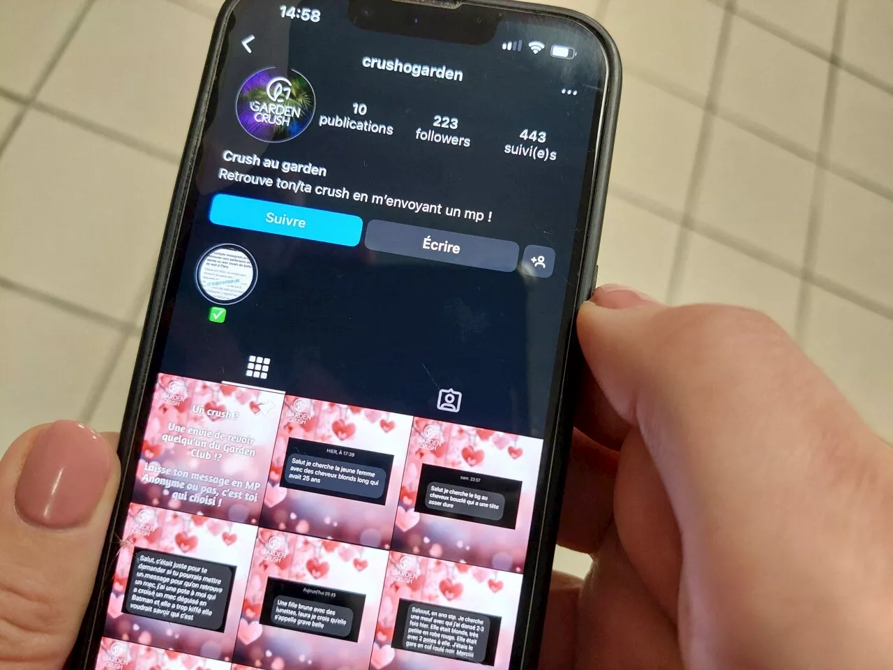 Instagram : Un compte pour les rencontres après les soirées au Garden de Flers