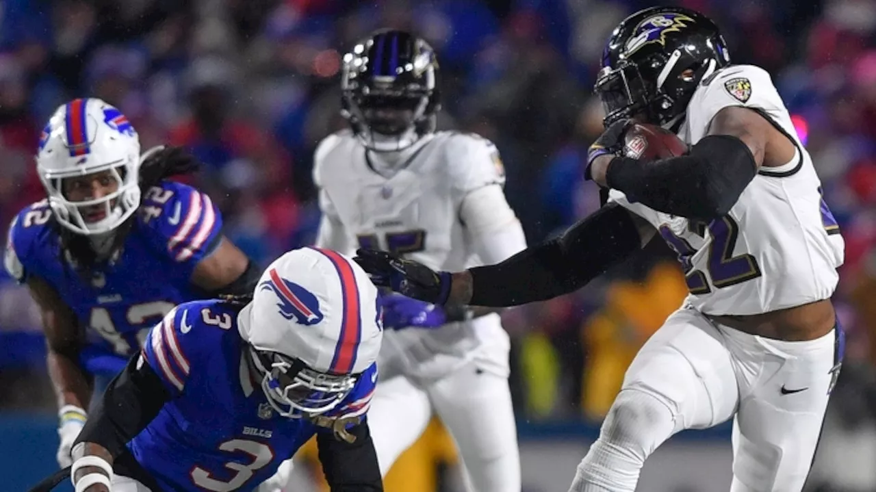 Ravens' Henry Reaches 1,000 Postseason Rushing Yards in Loss to Bills