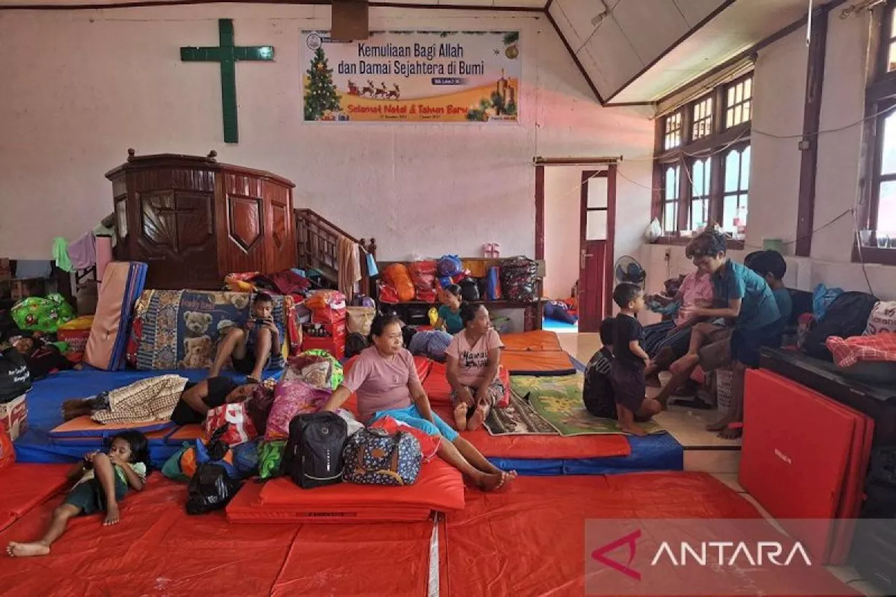 Tempat Pengungsian Erupsi Gunung Ibu di Halmahera Barat Ditetapkan menjadi 12 Lokasi