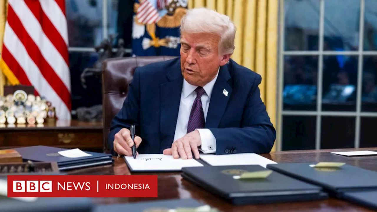 Trump Berjanji Meluncurkan Program Deportasi Terbesar dan Mengeluarkan Serangkaian Perintah Eksekutif