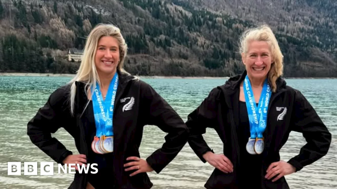 Frozen Ferns Make a Splash at Ice Swimming World Championships