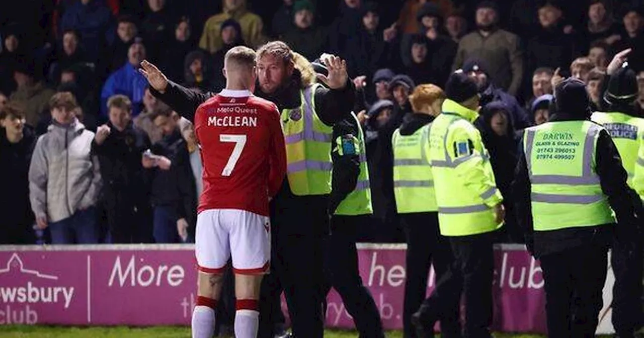 McClean Slams 'Cesspit' Shrewsbury Fans After Heated Confrontation