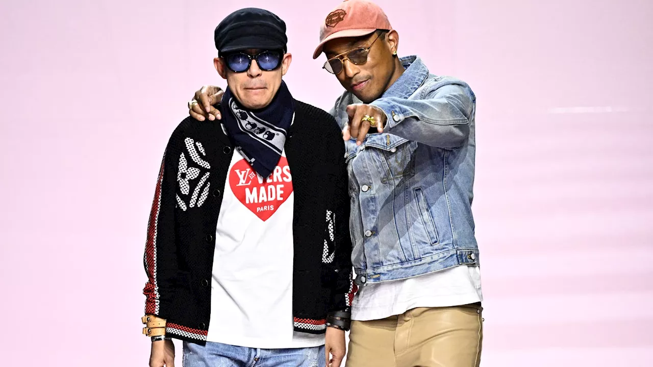 Fashion Week de Paris: tissus jacquard et silhouettes revisitées, la vision mode de Pharrell Williams pour...