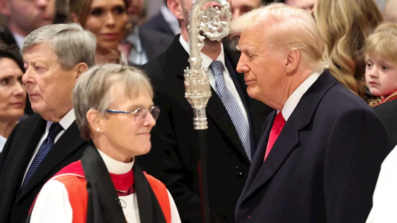 Trump sauer! Bischöfin attackiert ihn in der Kirche