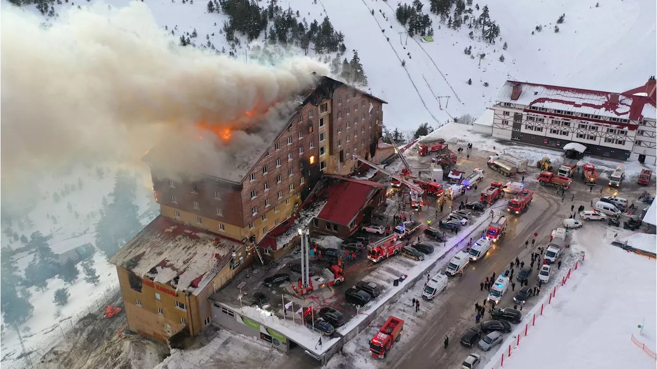 Dutzende Tote nach Brand in türkischem Ski-Hotel