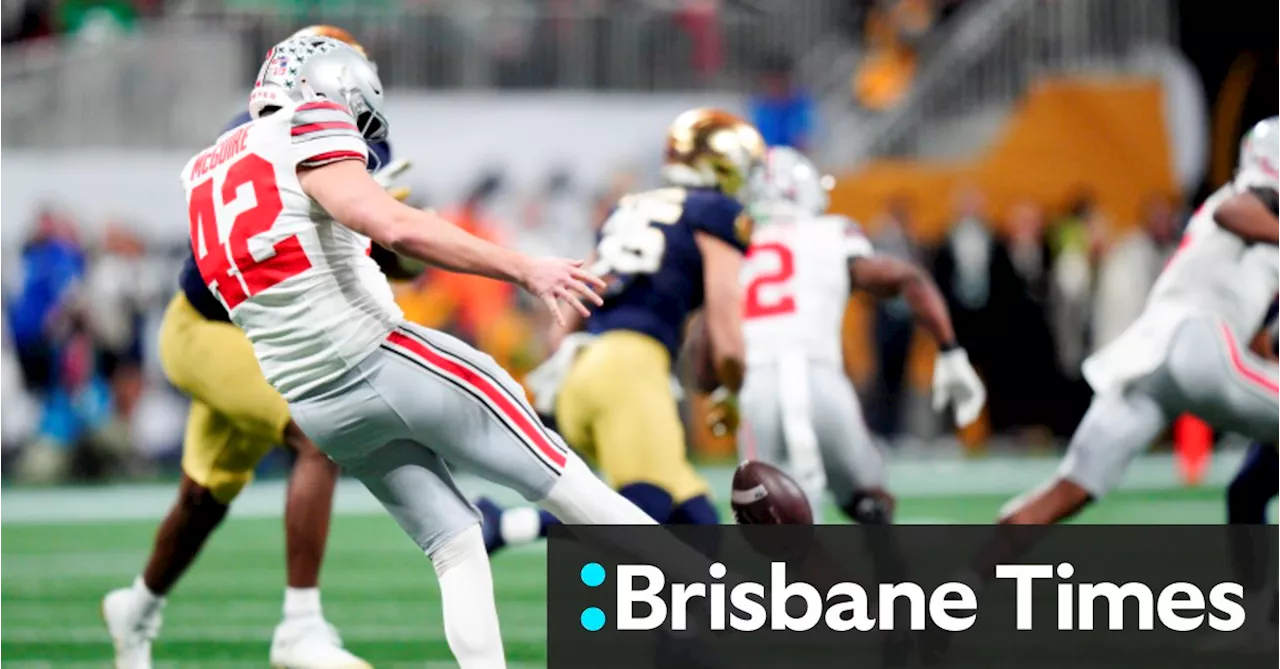 Australian Punter Joe McGuire Leads Ohio State to College Football Championship Victory