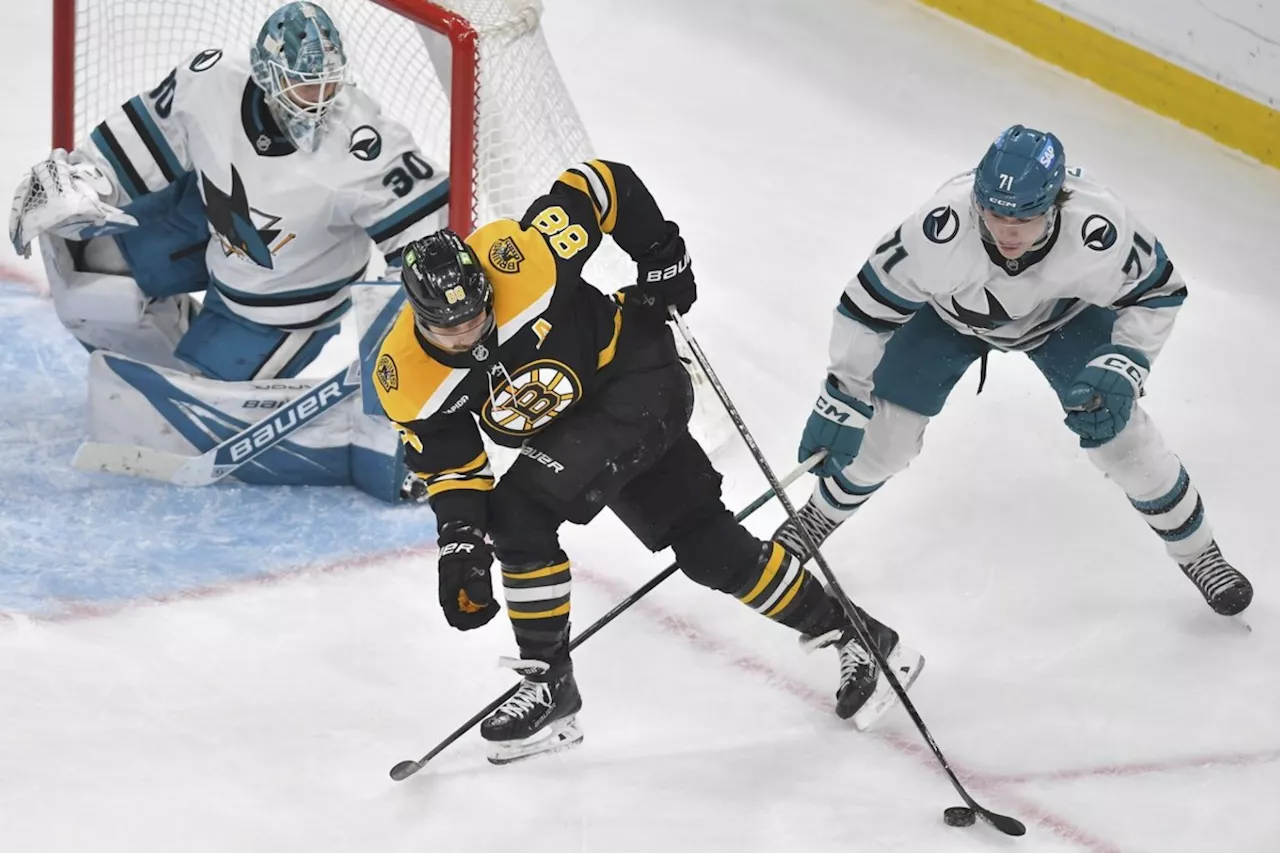 Bruins Rally Past Sharks, Extend Winning Streak