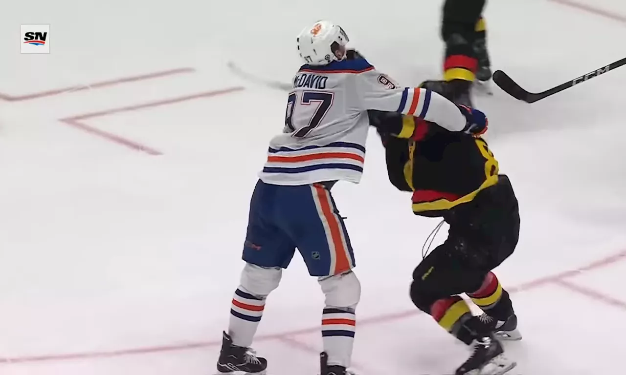 NHL Suspends McDavid and Myers for Crosschecking