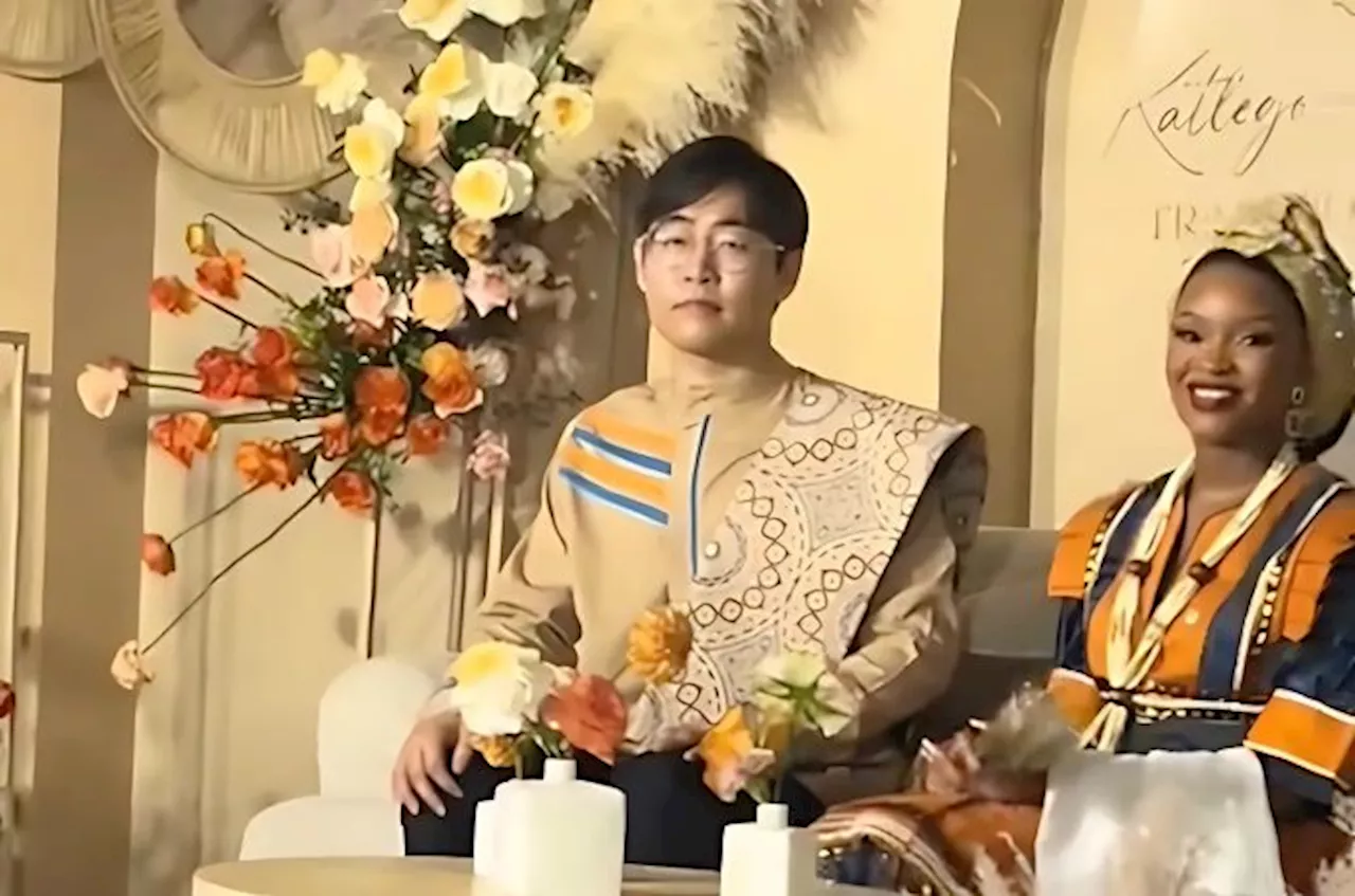 South African Woman and Korean Husband Captivate Hearts with Traditional Wedding Videos