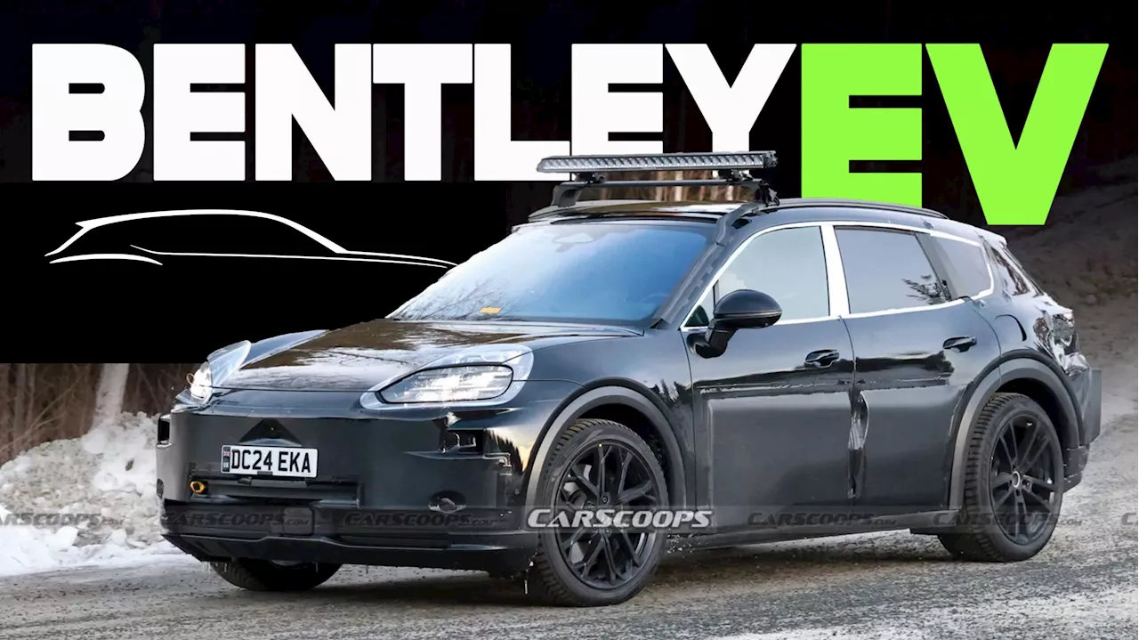 Bentley’s First EV Caught Hiding Under Porsche Cayenne Disguise