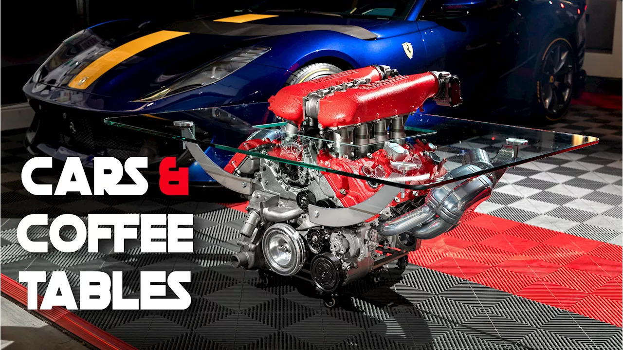 Ferrari 458 Italia Engine Coffee Table Heads to Auction