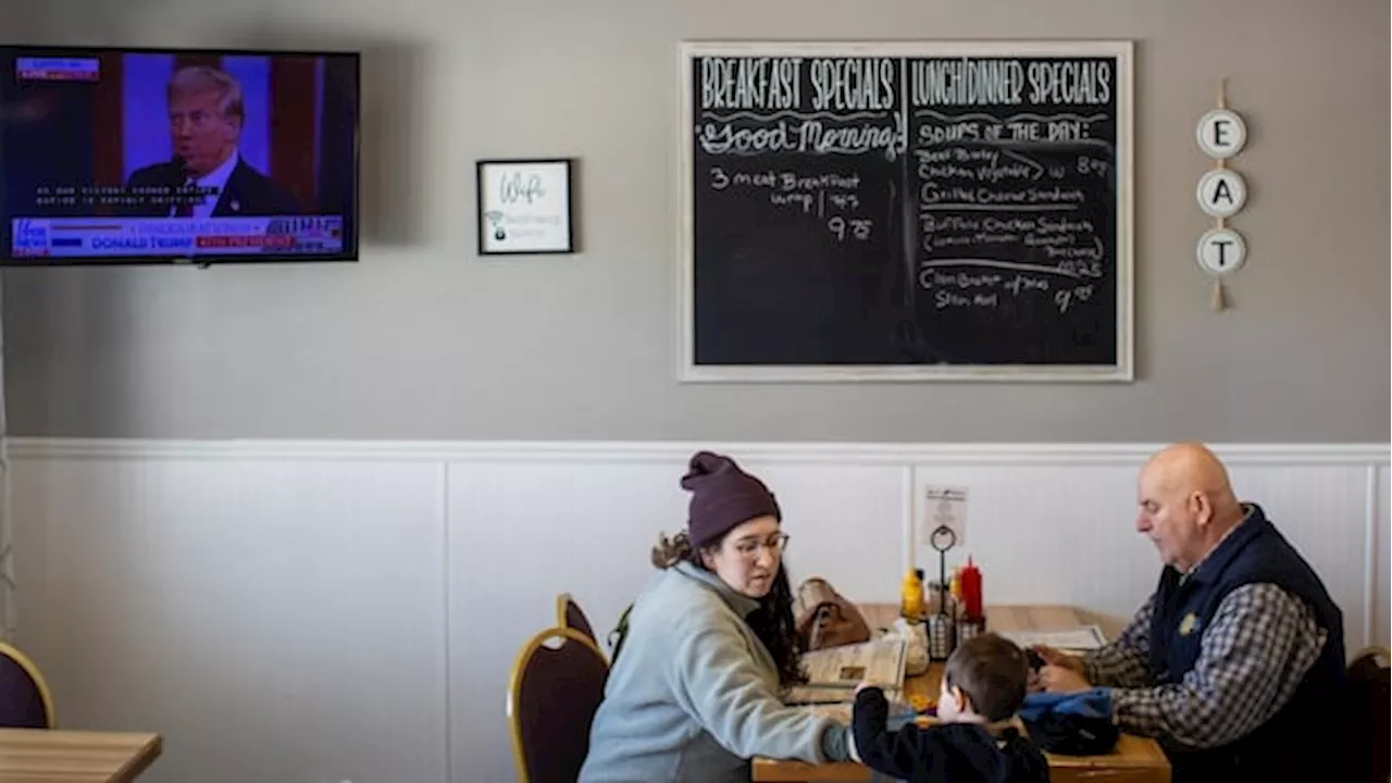 Family Divided at Diner on Border as Trump Inaugurated