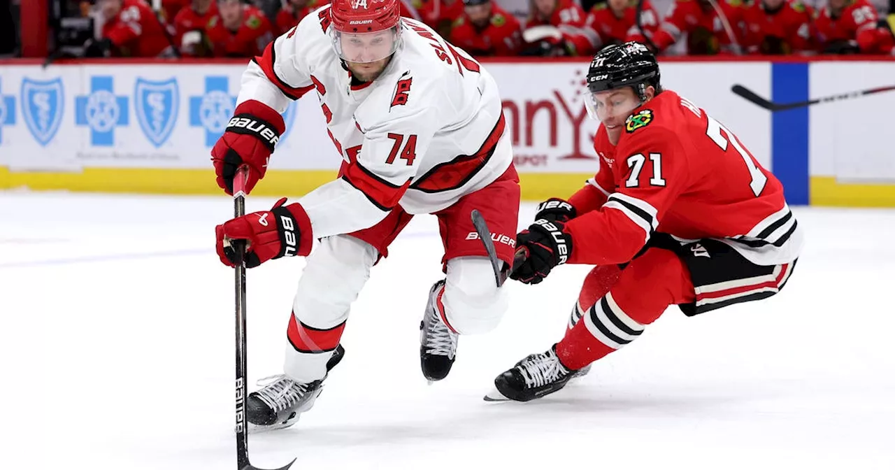 Blackhawks fall to Carolina Hurricanes in overtime