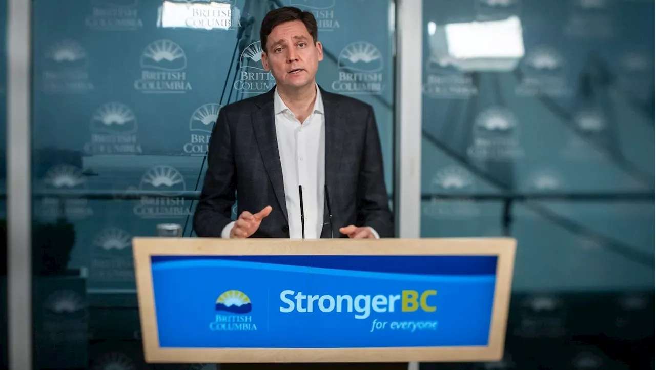 B.C. Premier David Eby asks Canadians to think carefully about spending money in U.S.