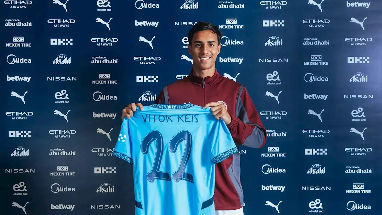 Vitor Reis é vendido para o Manchester City por recorde