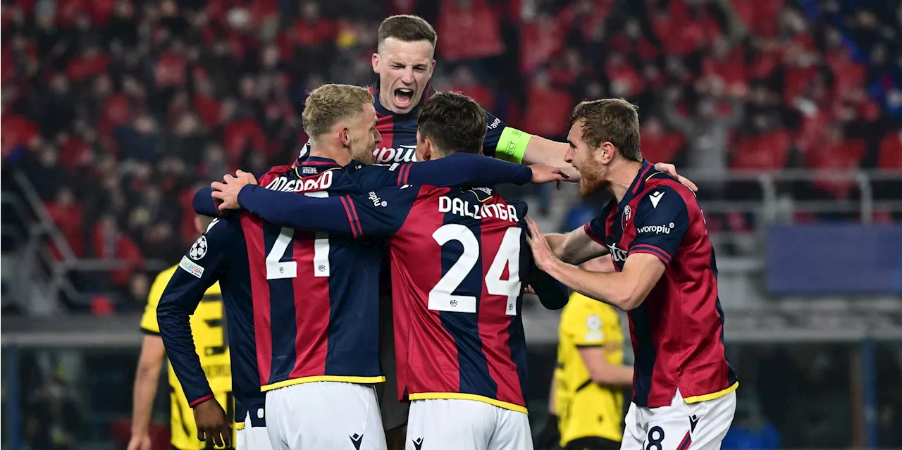 Bologna trionfa in Champions League, battendo il Borussia Dortmund