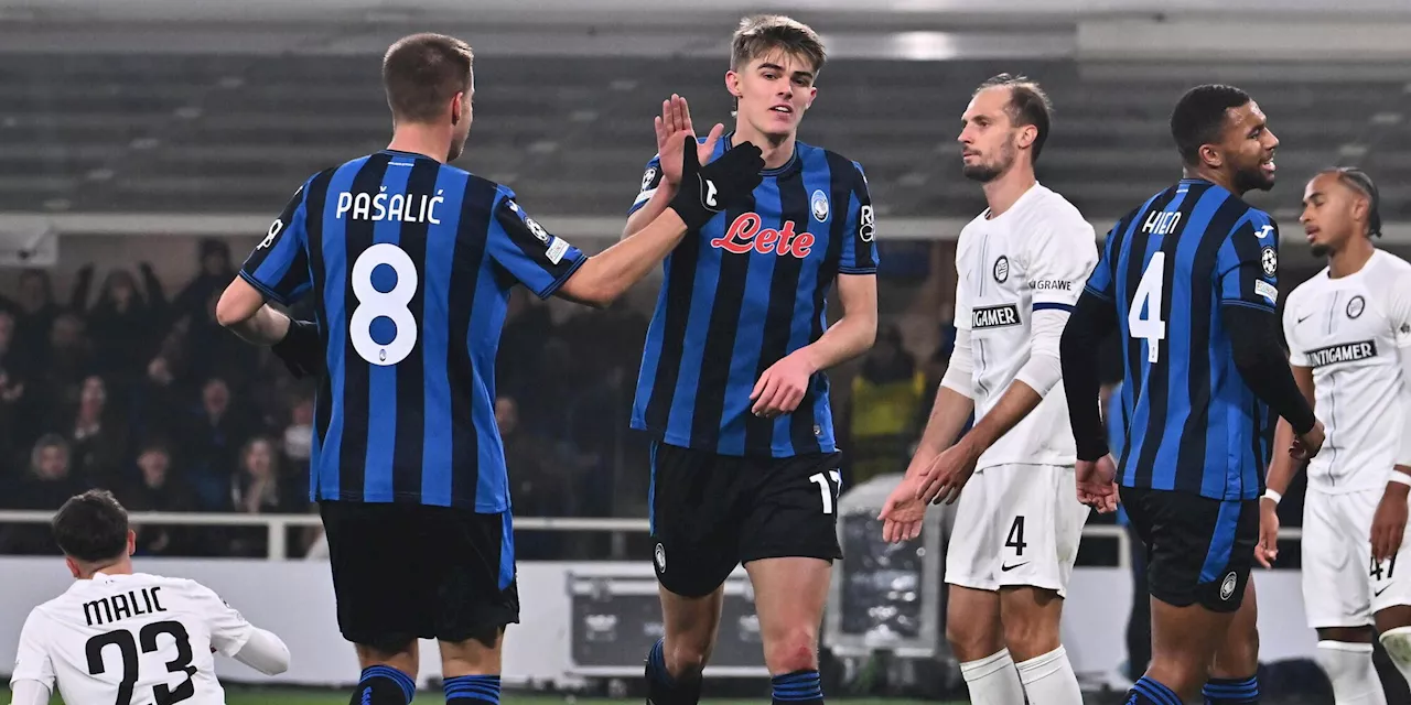 L'Atalanta ne fa cinque allo Sturm Graz: per Gasperini qualificazione aritmetica ai playoff