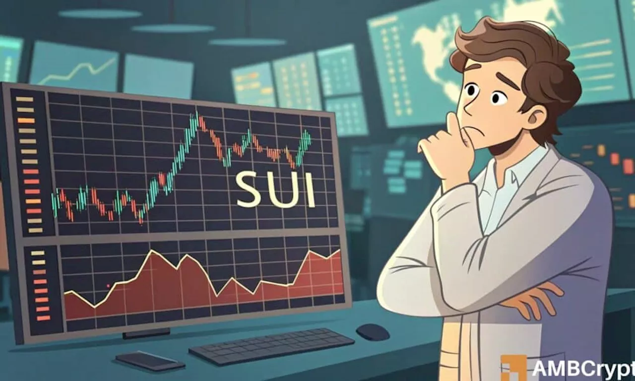 SUI Price Drops Despite Soaring DeFi Activity