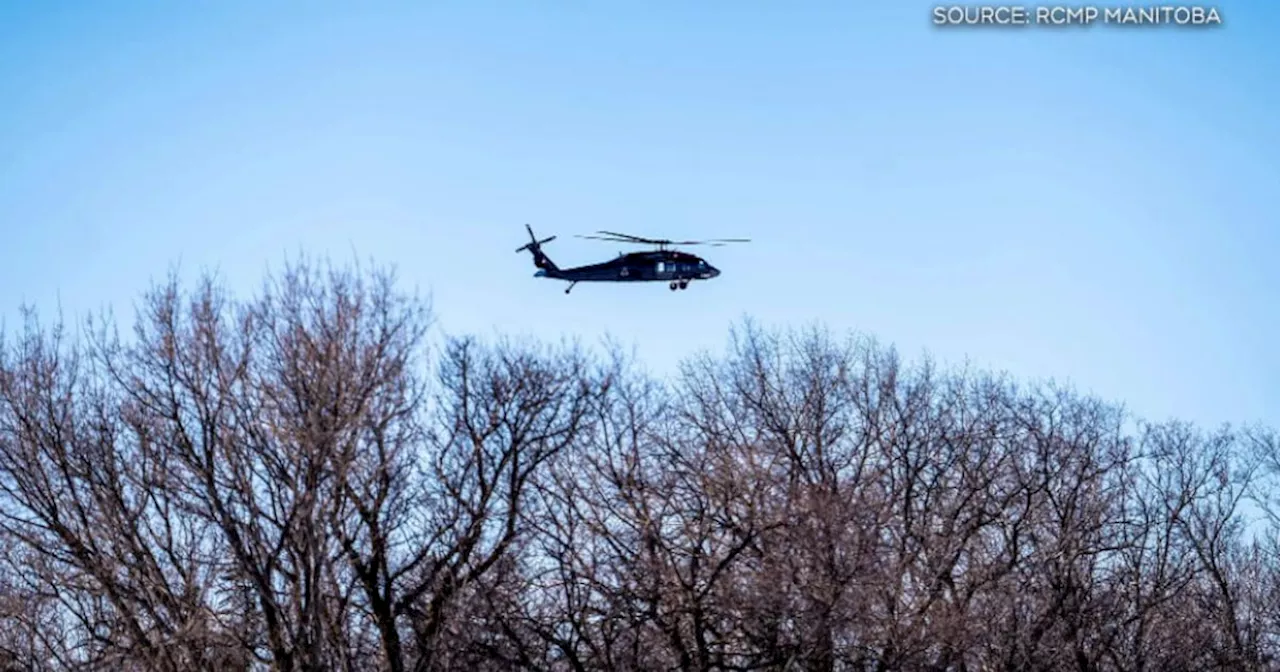 RCMP Black Hawk helicopters start patrolling Manitoba-U.S. border