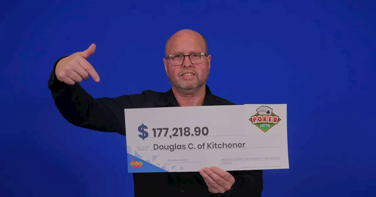 Kitchener man wins more than $177,000 with Poker Lotto All In