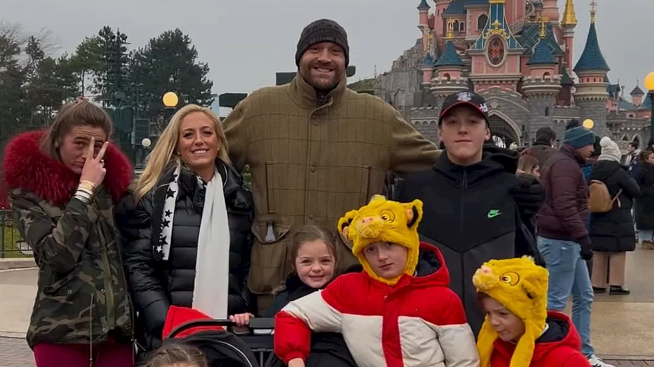 Retirement Begins at Disneyland for Tyson Fury as Family Takes Magical Trip