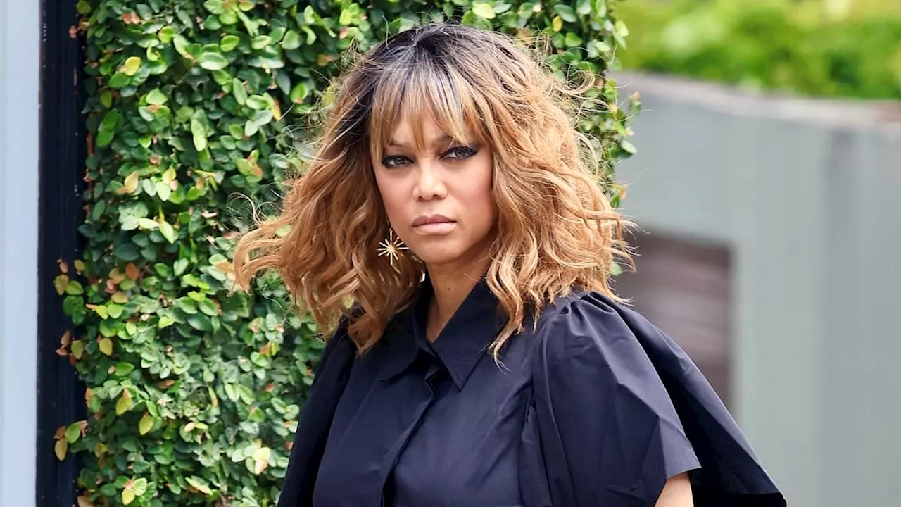 Tyra Banks steps out in Australia after breaking down in tears over devastating loss of her home in...