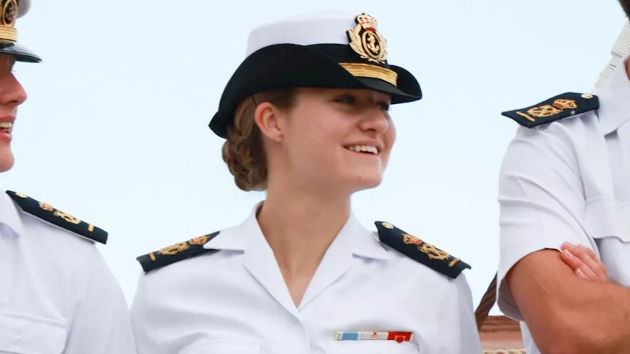 Princess Leonor of Spain Embarks on Naval Training Cruise