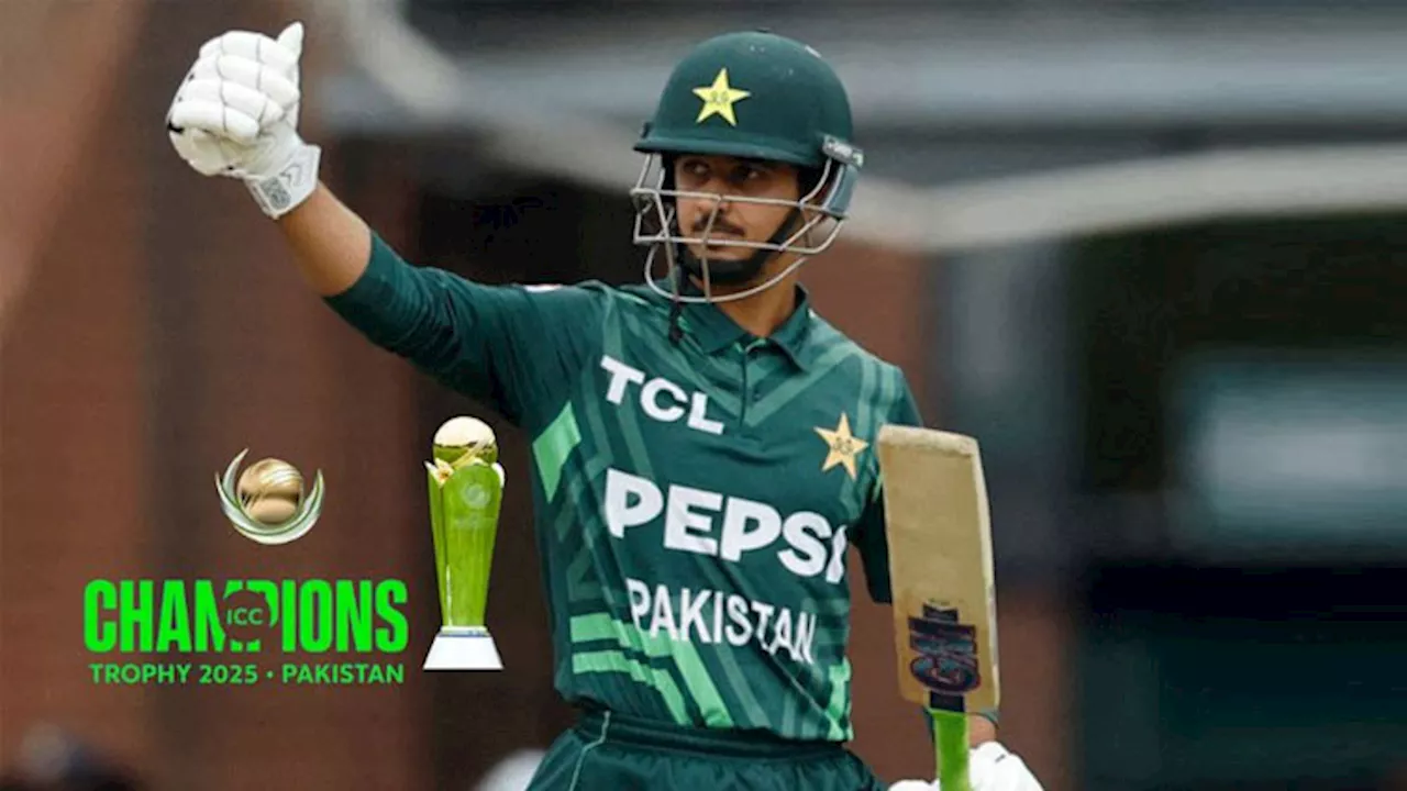 Replacement player to be considered for unfit Saim Ayub for Champions Trophy