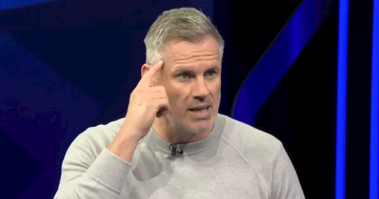 Jamie Carragher 'nearly burst out laughing' hearing what Man United player said about Liverpool draw