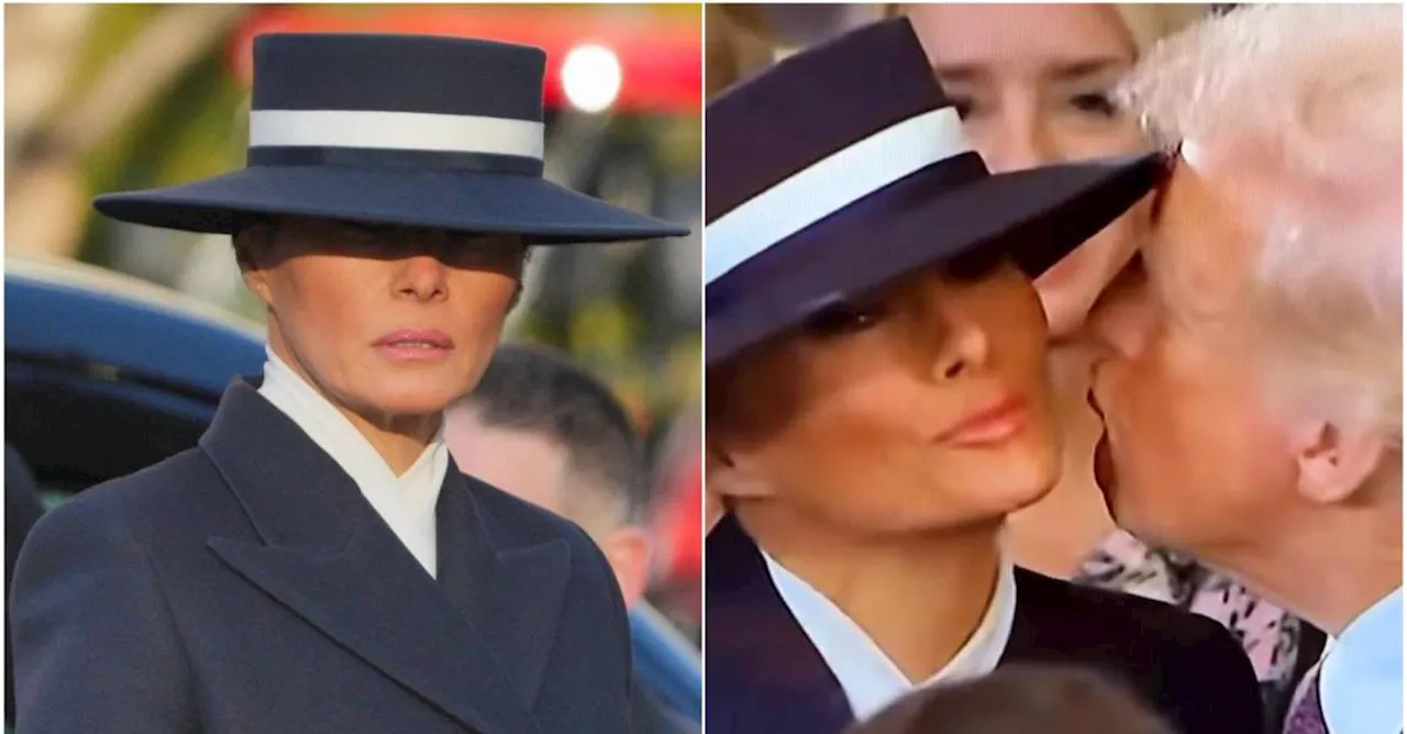 El sombrero de Melania Trump eclipsa la investidura de Donald Trump