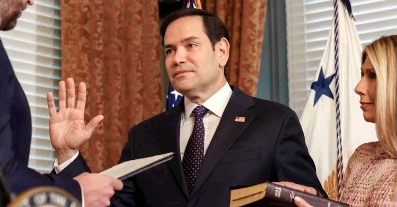 Marco Rubio, nuevo jefe de la diplomacia estadounidense, rinde homenaje a su ascendencia latina en español