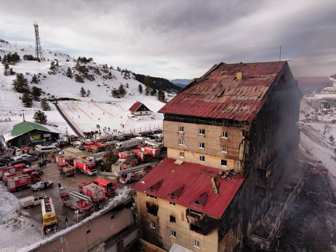 Trágico Incêndio num Hotel de Esqui na Turquia Mata 66 Pessoas