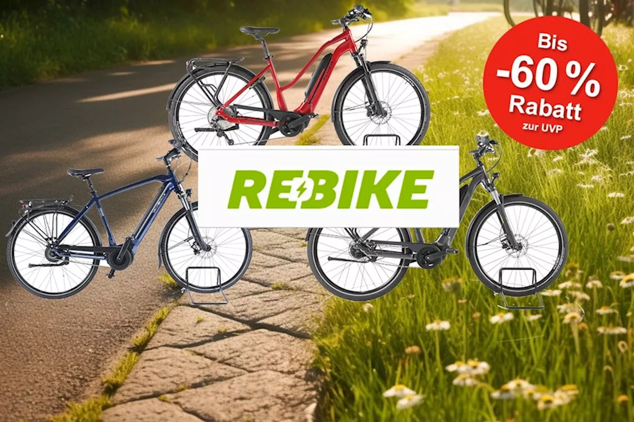 Rebike Inventur-Sale: Bis zu 60% Rabatt auf E-Bikes!