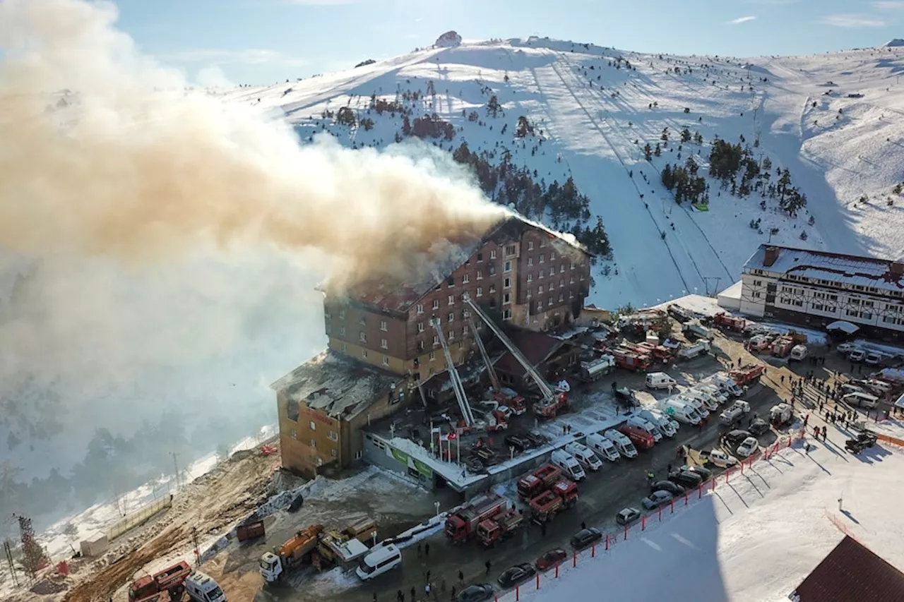 Tragischer Brand in Ski-Hotel in der Türkei: 76 Tote