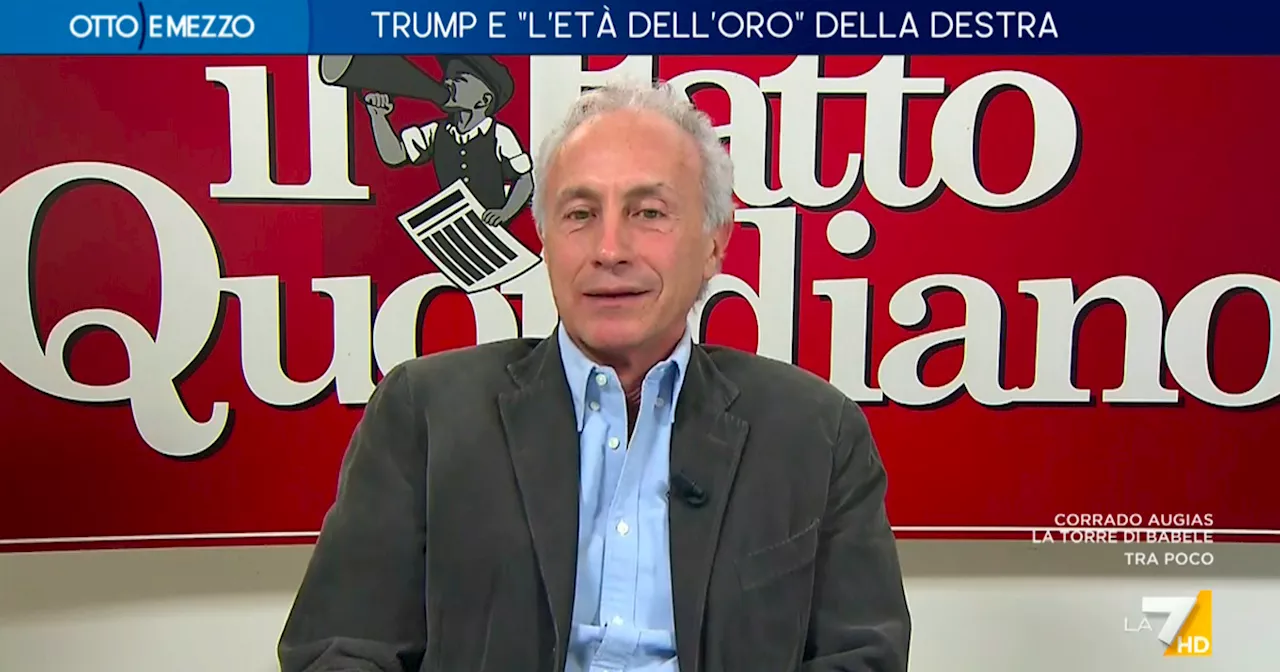 Travaglio a La7: Trump non ha minimamente citato l'UE, è una grande occasione da sfruttare