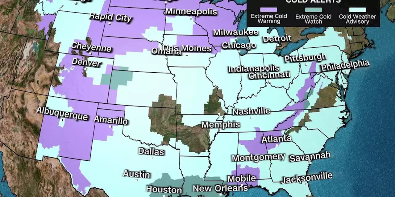 Rare Winter Storm to Batter Deep South with Heavy Snow, Freezing Rain