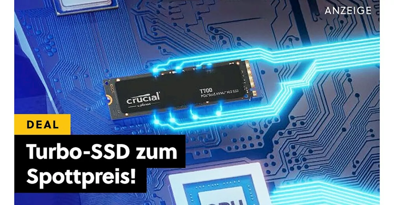 Diese 4 TB SSD sprintet sogar Samsung davon: Crucial um fast 40% günstiger!