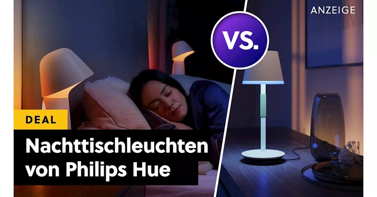 Philips Hue Twilight vs. Hue Go: Der Nachttisch-Lampen Vergleich