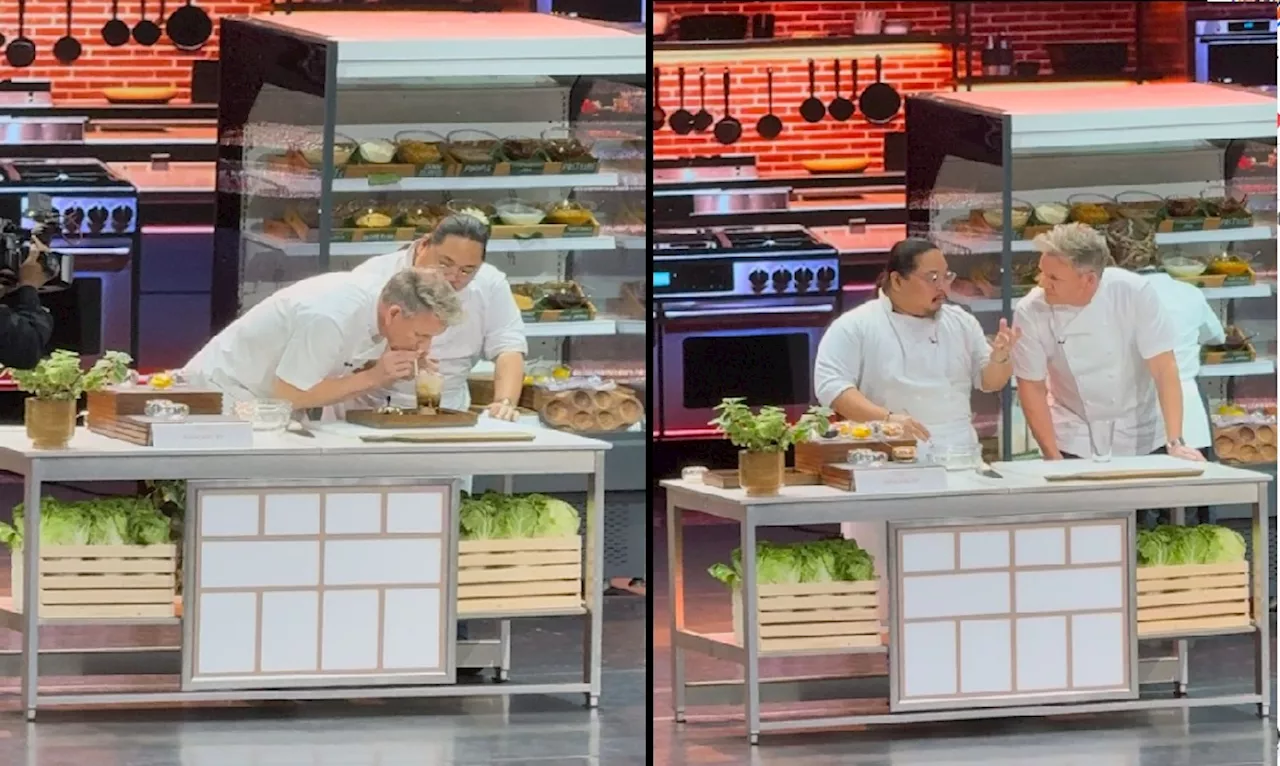 Gordon Ramsay Jokes About His 'Diabetes' After Trying Ninong Ry's Halo-Halo