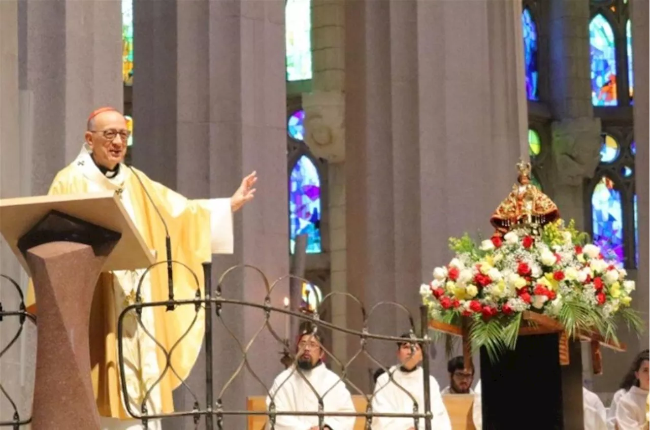 Sinulog Mass held at Barcelona's Sagrada Familia for Sto. Niño de Cebu