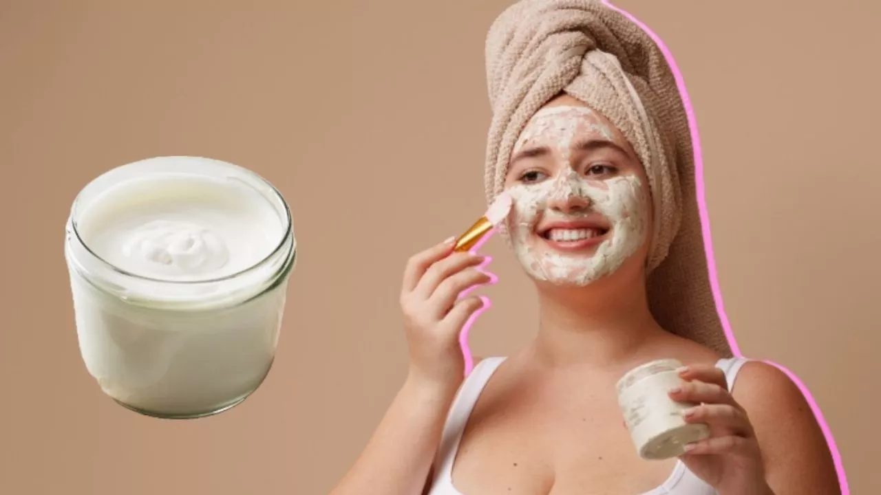 Tres mascarillas faciales con yogur para una piel radiante