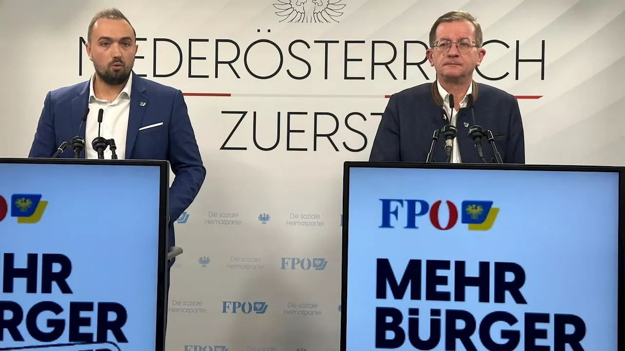 FPÖ Niederösterreich setzt bei Gemeinderatswahl auf Transparenz und Bürgernähe