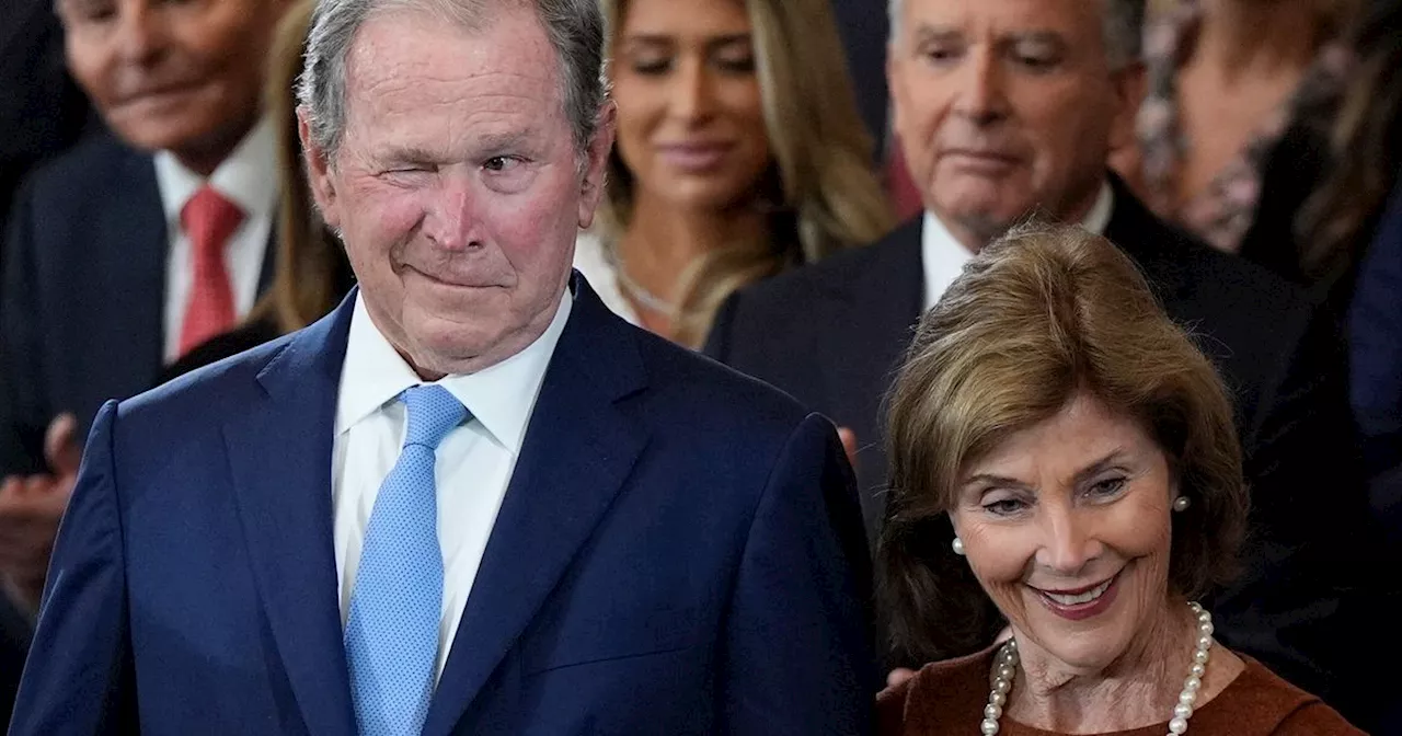 George W. Bush Couldn’t Hide His Facial Expressions During Trump’s Inauguration