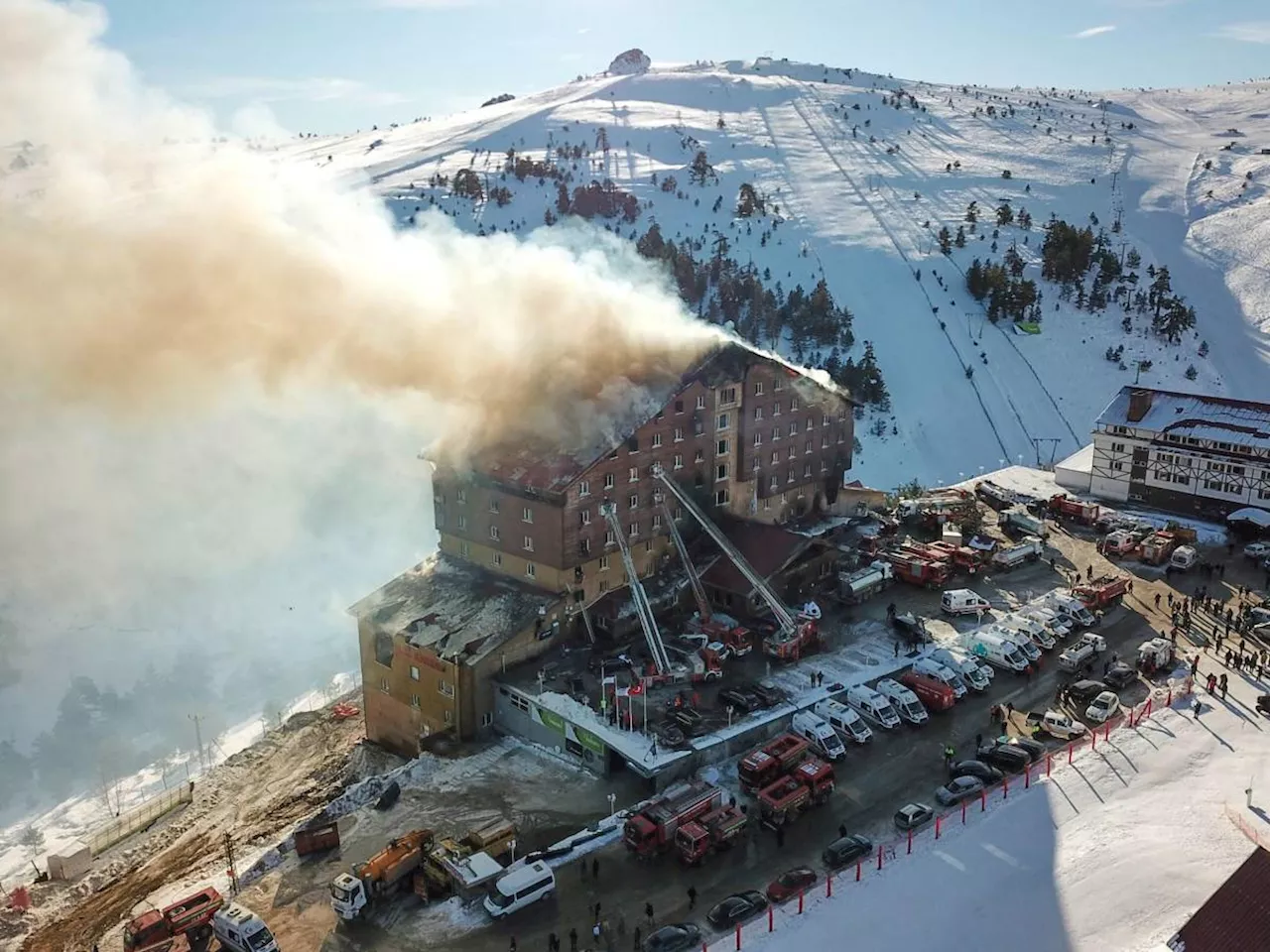 Incendio devastante in hotel turco: almeno 52 vittime