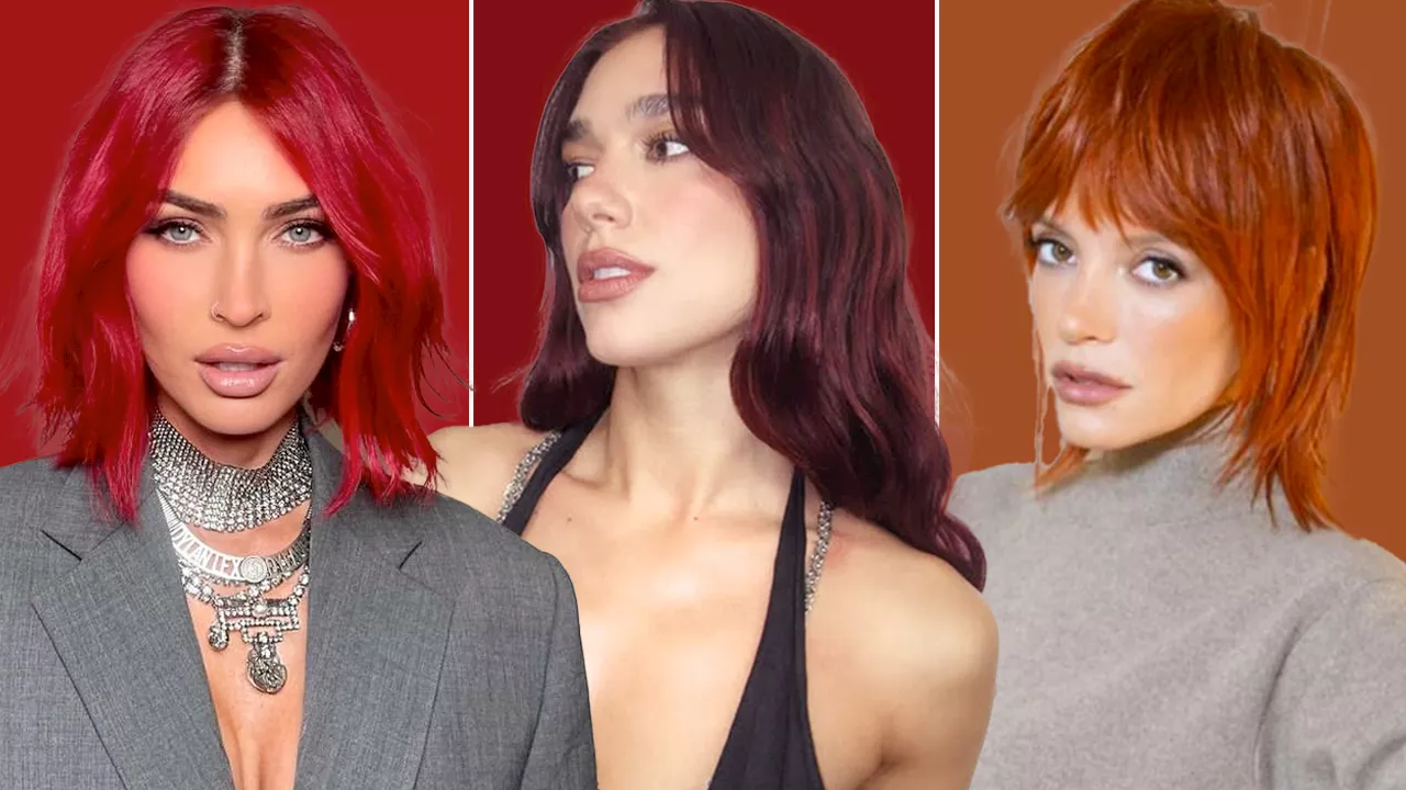 Tendenze Capelli 2025: Rosso Audace e Tridimensionale