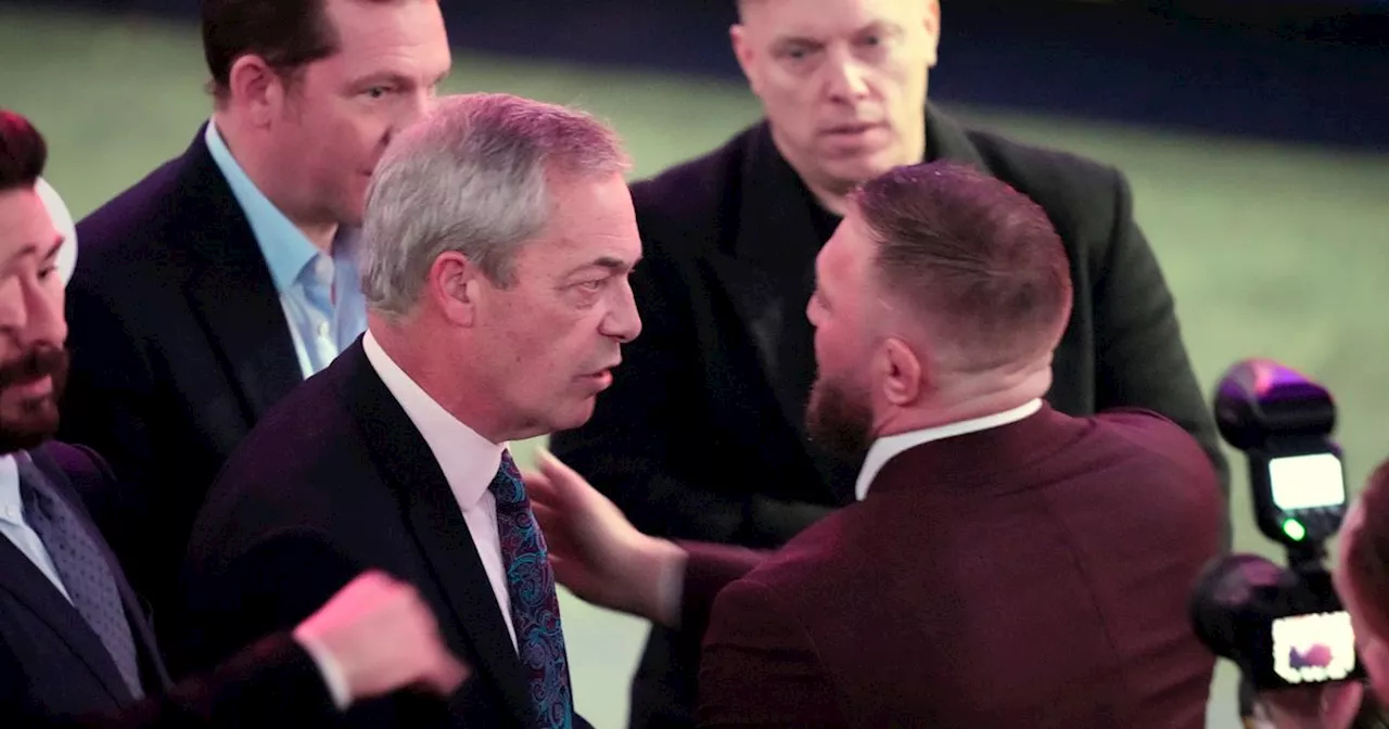 Farage Denies Heated Row with McGregor at Trump's Inauguration