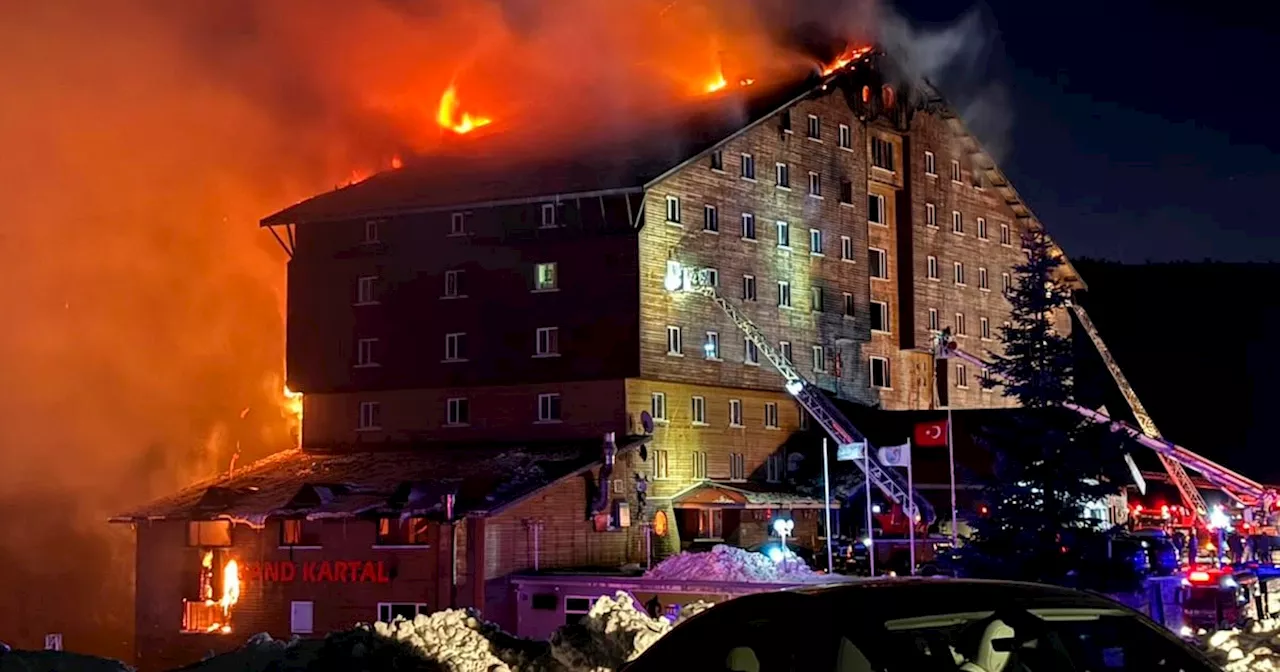 Ten Killed in Hotel Fire During Ski Holiday in Turkey