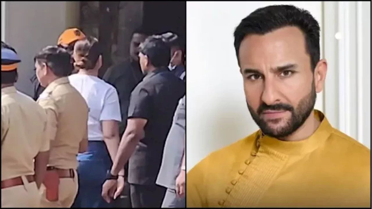 Saif Ali Khan की जानलेवा हमले के 6 दिन बाद अस्पताल से हुई छुट्टी, पत्नी Kareena Kapoor के साथ लौटे पुराने घर